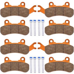 Brake Pads for Can-Am Maverick X3 & X3 Max 4x4 XRS DPS Maverick Sport Trail 800 1000 2017-2025,4 Sets Front & Rear Brake Pads for Can-Am Maverick Turbo Traxter T HD5 HD8 10 Can-Am SxS Defender