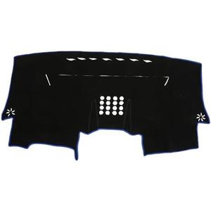 VekAuto Dash Cover Compatible for Toyota Prius 2004-2009, Non-Slip Polyester Black Blue Center Console Dashboard Cover Pad Carpet