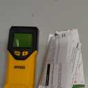 Stud Finder Wall Scanner - 5 in 1 Stud Finder Tool w/Smart Chip and HD LCD Display, Stud Detector Beam Finders for the Center and Edge of Wood AC Wire Metal Studs Joist Pipe (Buttercup)