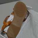 SHIBEVER Flat Sandals Women Dressy: Thong Straps Arch Support Summer Shoes | Comfortable Casual Dress, Adjustable Hook and Loop, Ankle Strap, Cute Trending Comfy, Open Toe Cork, Walking Flip Flop Sandal 36