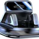 360 Degree Phone Holder Rotating Car, Dashboard Cell Phone Holder, Non-Slip Navigation Bracket, Universal for Most Cars (Black)