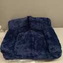 Cat Beds for Indoor Cats, Cat Couch Bed, Cute Cats Sofas for Pets, Small Dog Sofas & Chairs with Removable Washable Cover, Plush Soft Pet Furniture for 10lbs Small Dogs & Cats(Navy Blue)