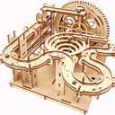 3D Puzzle Wooden Marble Run for Adults DIY Mechanical Puzzle Assembly Wood Crafts to Build Wood Model Kit for Adult Age 14+ Years Old