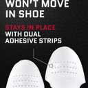 FORCEFIELD Shoe Crease Preventer - Foam Crease Protector for Shoes & Boots - Fits Inside Toe Box, Prevents Creasing - Adhesive Strips for Secure Fit - Fits Kids Size 4-7, Womens 5-12, Mens 8+ (Medium)