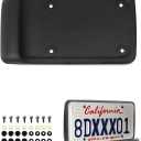 Custom Fit for License Plate Bracket Jeep Wrangler TJ 1997 1998 1999 2000 2001 2002 2003 2004 2005 2006 Car Accessories Replacement 55174994 Front License Plate Frame Black