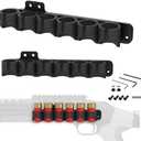 Gotical Receiver Mounted Shell Carrier Side Saddle 12 Gauge Shotgun Shell Holder for Mossberg 500/590/Shockwave/Maverick 88 Series Shot Gun Hold Up