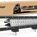 Nilight LED Light Bar 26Inch 360W Flood Spot Combo Triple Row Driving Lamp Roof Bumper Off Road LED Work Lights Pods for Van Camper Wagon Car Pickup Golf Cart ATV UTV SUV Truck Boat 4x4