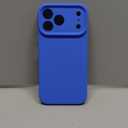 for iPhone 17 Pro Max Genuine Liquid Silicone Case, Camera Protector, Stain-Resistant, Heavy Duty Shockproof, Premium Basic Matte Phone Case Slim Fit Cover 6.9" 2025, Bright Royal Cobalt - Blue