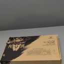 RisoPhy Gaming Keyboard, 104 Keys All-Metal Panel, Rainbow LED Backlit Silent Computer Keyboard, Wrist Rest, Multimedia Keys, Anti-Ghosting, Waterproof Light Up Wired Keyboard for PC Mac Gamer (black)