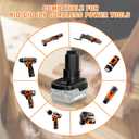 Adapter for Ridgid AEG 18V to 12V Battery Tools, for Ridgid 18V Batteries Use for Ridgid 12V Power Tools (Adapter Only)