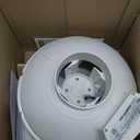 Festa AMG Maverick Radon Fan - Quiet and Energy Efficient 260 CFM Radon Mitigation System Inline Duct Fan - 4" Electric Inline - Made with Sturdy Glass Reinforced Poly-Resin White, 12 Inches X 9.25 Inches