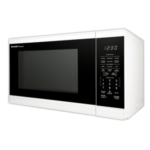 SHARP Countertop Microwave Oven with Removable 12.4" Carousel Turntable, 1100 Watt, 1.4 Cubic Feet, White