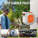 Retractable Garden Hose Reel 5/8 inch x 100 ft Wall Mounted
