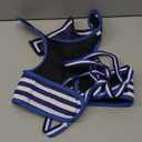 Yizhi Miaow Cat Harness and Leash for Walking Escape Proof, Adjustable Cat Vest Harness, Padded Stylish Cat Walking Jackets, Sailor Suit Navy, Extra XLarge