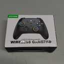 ECHTPower Wireless PC Gaming Controller - Hall Effect Joystick, 2.4G & Wired 1000Hz Polling Rate, 800mAh Battery, Adjustable Turbo/Vibration - for PC/Switch/iOS/Android (Black)