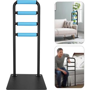 Chair & Couch Stand Assist bar, Heavy Duty Stand Assist Rail with Non-Slip Covers, Four Heights Assist Bar for Seniors, Pregnant, Adults and Other Relied On Persons
