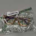 livho Oversized Eyewear Frame for Woman and Men - Rectangle Fashion Glasses for Computer, Chic Preppy Frame