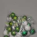 Libima 40 Pcs St. Patrick's Day Tree Ornament St. Patrick's Day Hanging Decorations Ball Shamrock Tree Decorations for Party Shelf Ornament