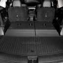 Cargo Mat for 2026 Hyundai Palisade 7/8 Seat (Only Gas), All Weather TPE Durable Cargo Liner with Backrest Mat and Lower Trunk Mat for Hyundai Palisade