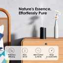 Airversa Waterless Diffuser for Essential Oil, Car Diffsuer, Battery Operated Nebulizer, 0.7 Fl Oz/ 20mL, Mini Scent Air Machine, 3 Timers & 3 Mist Levels for Home, Room, Car, Office - AN6 Black