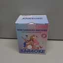 Mini Karaoke Machine with 2 Wireless Microphones for Kids, Kids Toys for Girls and Boys, Portable Bluetooth Speaker Gift for Girls 4, 5, 6, 7, 8+ Year Old Birthday Party(White)