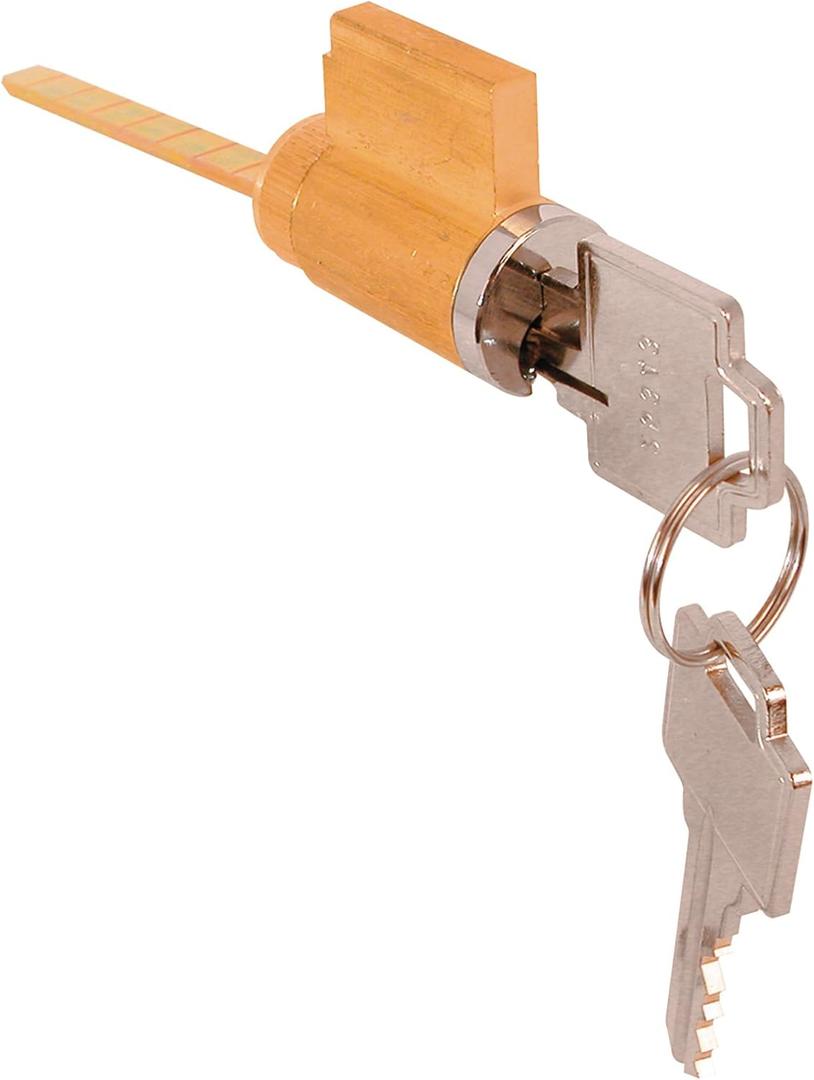 Prime-Line E 2000 Cylinder Lock, 1-7/8 In. Tailpiece, Fits Weiser, Kwikset and Weslock (Single Pack), Bronze