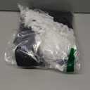 Tatuo 200 Feet Solid Pennant Banners Flags String Triangle Hanging DIY Bunting Flags Party Decorations for Grand Opening Party Banners for Kids Birthday, Shops (Black)