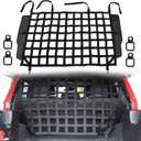 G Dog Barrier Rear Cargo Net Compatible with Jeep Wrangler Accessories JK JL Unlimited Sahara 4-Door 2007-2025, Safety Mesh Pet Divider for Medium, Large Pets, Easy to Install
