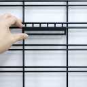 Pegboard Adaptor 5 Pack - Peg Board Adaptor for Slatwall Storage Bins, Slatbin Adaptors, Pegboard Wall Organizer for Garage, Workshops & Retail Store (Black)