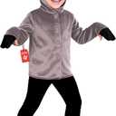 fun shack Donkey Costume Kids, Boys Donkey Costume, Christmas Costumes for Kids, Nativity Costumes for Boys (Small, Gray)