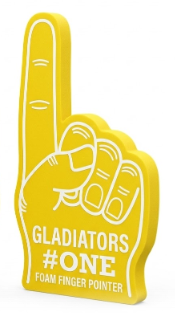 Maijia Large Foam Hand and Finger for Sports Cheerleading - Colorful, Comfortable Fan Accessories for Inspiring Cheering