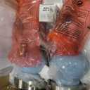 27" Blue Gourd Ceramic Lamps Set of 2, Coastal Ceramic Table Lamps for Living Room with USB A+C Ports, Classic Bedside Lamp for Nightstand, Tall Lamps for Bedroom Side End Table Home Decor