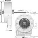 DC12V 2.1W DA31-00146H Evaporator Fan Motor DREP5020LC for Samsung Refrigerator Replacement Part BLDC 2950 Replaces DA31-00146C PS4138377 AP4444609 2030147