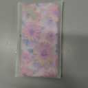 Jusy Compatible with iPhone 14, Colorful Retro Oil Painting Printed Flower Laser Glossy Pattern Cute Curly Wave Phone Case Soft TPU Cover for Girly Women - Sunflower