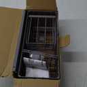 Cisily Sink Caddy Organzier with High Brush Holder, Sponge Holder for Sink, 304 Rustproof Stainless, Kitchen Countertop Soap Dispenser Organizer, Gray Kitchen Decor and Accessories (9.25, Grey)