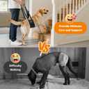 LOOBANI Portable Dog Sling for Back Legs, Hip Support Harness to Help Lift Dogs Rear for Canine Aid and Old K9 Cruciate Ligament Rehabilitation