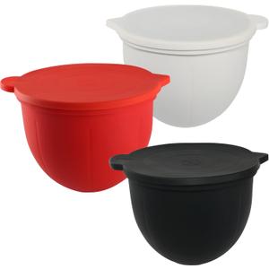 Silicone Liners for KitchenAid 5QT Stand Mixer Bowls  3-Pack Set  Perfect for Beating, Rising & Storing Dough  Dishwasher Safe, BPA-Free & Food Safe