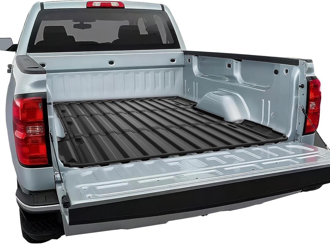 AOMSAZTO 6.6ft Truck Bed Mat for Chevy Silverado/GMC Sierra 1500 2007-2018 & Chevy Silverado/GMC Sierra 2500HD/3500HD 2007-2019 Standard Box Size(78.7''-78.8''), Not for 2007 Classic