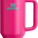 Stanley Quencher H2.0 Tumbler with Handle and Straw 40 oz | Flowstate 3-Position Lid | Cup Holder Compatible for Travel | Insulated Stainless Steel Cup | BPA-Free | Passion Pink