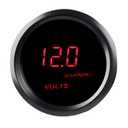 WATERWICH 2inch 52mm DC12V Voltmeter Red Digital LED Volt Gauge Voltage Meter Kit for Car Truck Marine Vehicle Automotive