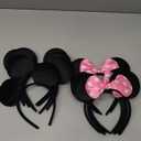 20 Pack Mouse Ears Solid Bow ears Headband for Birthday Party Supplies and Mouse Themed costume Cosplay Decoration Pink