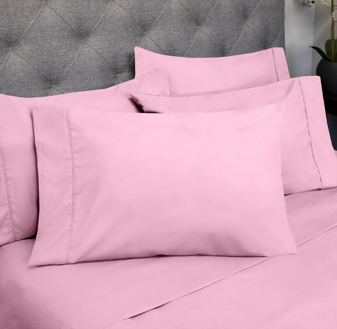 6 Piece Pink Twin Bedding Sheets