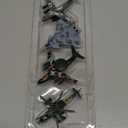 4PCS Army Airplane Toys Set-Diecast Aircraft Plane Model Kit Military Fighter Jet Playset Helicopter Camouflage Pull Back Aircraft Kids Play Vehicle for 3+Year Old Boys Girls