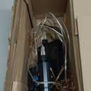 2 Pack Solar Starburst Sphere Lights,200 LED Firework Light 8 Modes Dimmable Waterproof Hanging Fairy Light, Copper Wire Lights for Tents Patio Parties Christmas-NO Remote (Warm White)