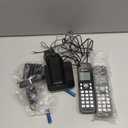 Panasonic Cordless Phone 2 Handsets System Expandable with Amber Backlit Display KX-TGC352B (Black)