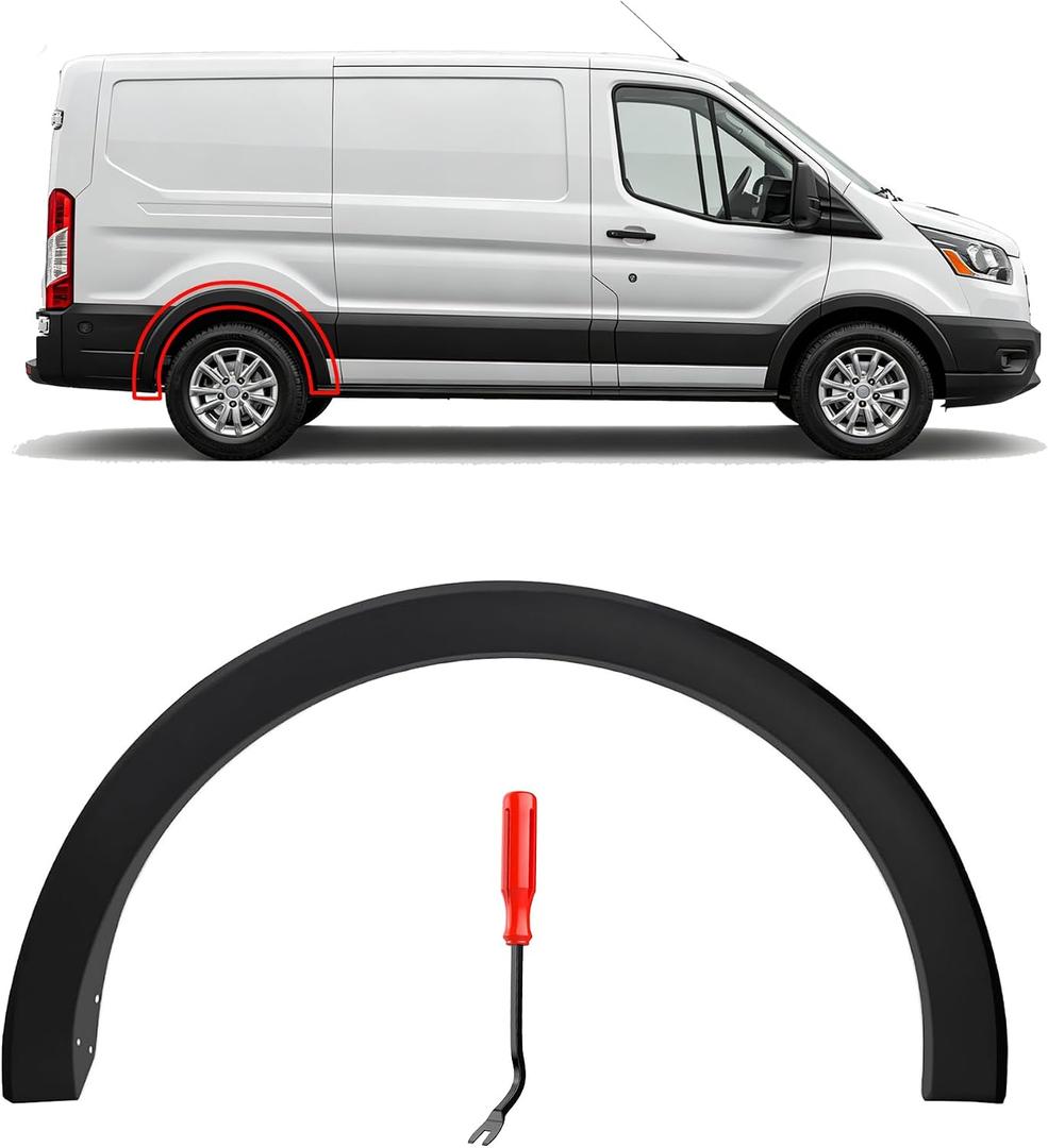 Rear Right Fender Trim Fit for 2015-2025 Ford Transit 150 250 350 350HD