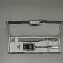 AW BRIDAL Silver Wedding Cake Knife And Server Set, Vintage Cake Cutting Set for Wedding, Personalized Cake Cutter Wedding Gift Bridal Shower Gift Anniversary Engagement Gift For Couple