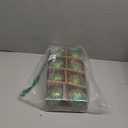 3.15" Vintage Christmas Ball Ornaments, Rustic Green Frosted Distressed Christmas Ornaments Set, Shatterproof Farmhouse-Style Tree Decorations for Xmas Home Holiday Dcor(Pack of 8)