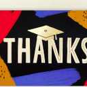 Hallmark Graduation Thank You Cards Bulk, Brush Strokes (40 Thank You Notes and Envelopes)