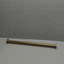 Ivilon Tension Curtain Rod - Spring Tension Rod for Windows or Shower, 24 to 36 Inch. Warm Gold